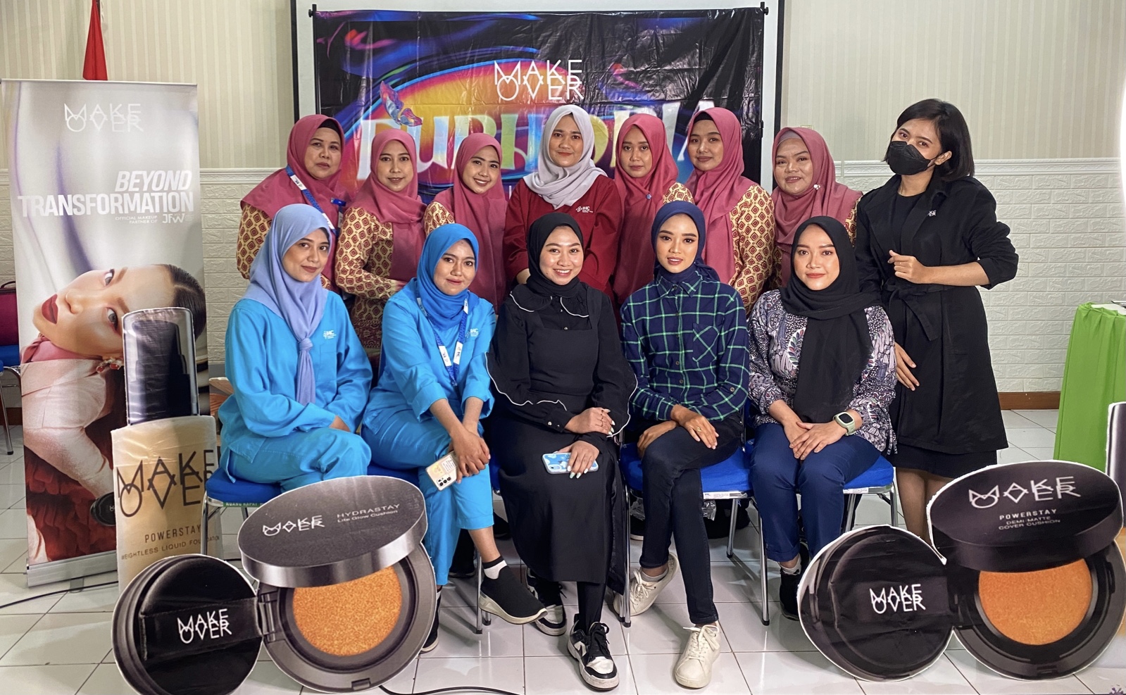 MAKE OVER SIAPKAN TIM PROFESIONAL MUA, BERI PELATIHAN BERBAGAI INSTANSI