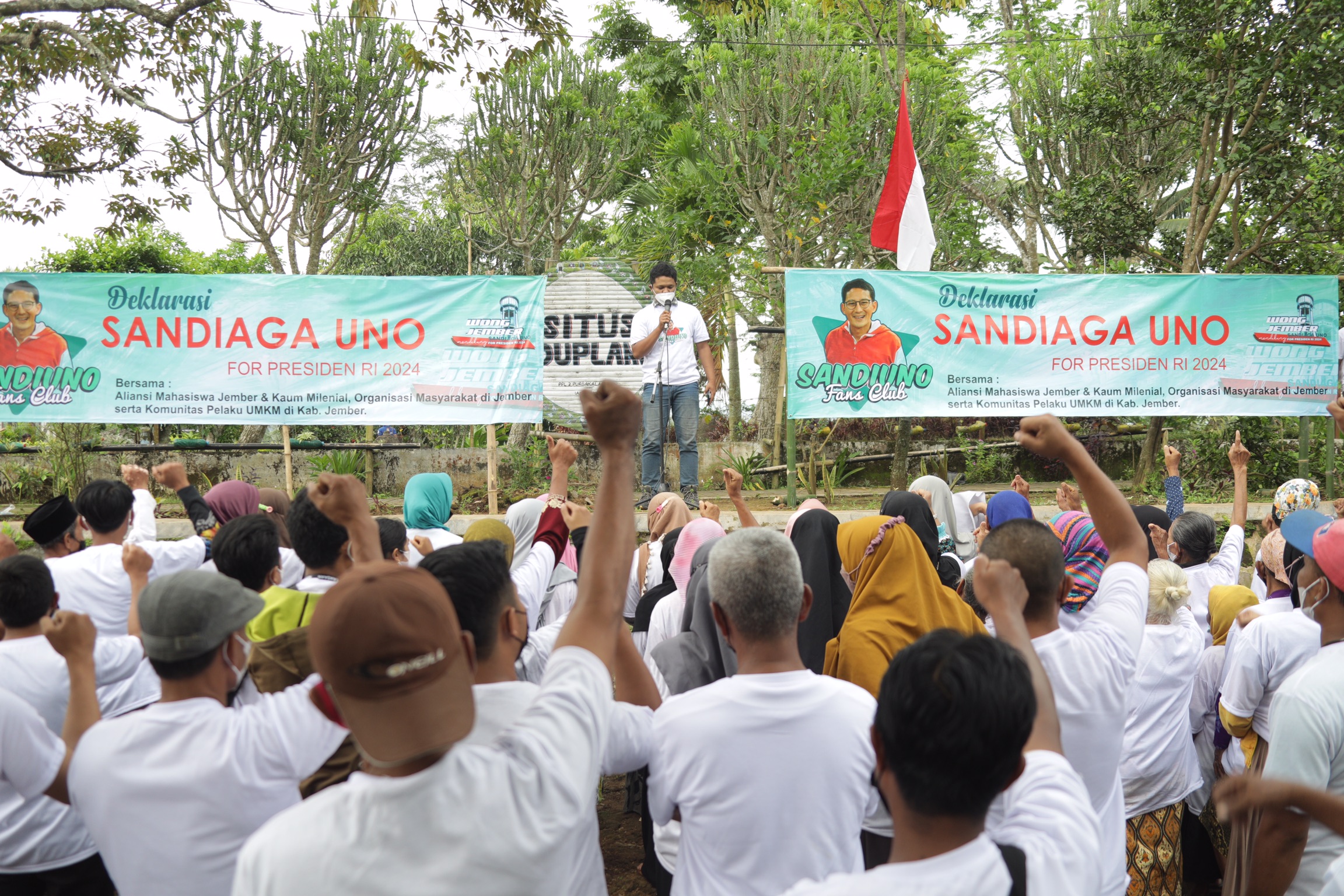 ENTASKAN KEMISKINAN LEWAT UMKM, RELAWAN DI JEMBER DUKUNG SANDIAGA UNO PRESIDEN 2024