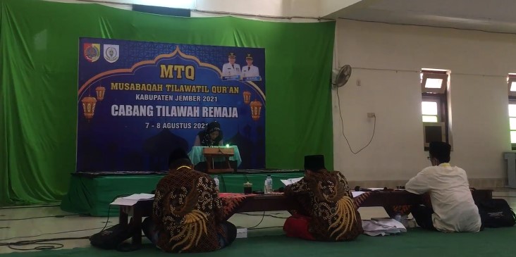 PANDEMI COVID-19 TAK SURUTKAN ANTUSIASME PESERTA MTQ KABUPATEN JEMBER 2021