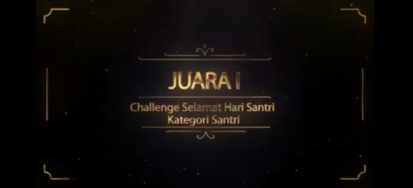 JUARA LOMBA NASIONAL VIDEO CHALLENGE HSN, SANTRI JEMBER DAPAT HADIAH RP 17 JUTA