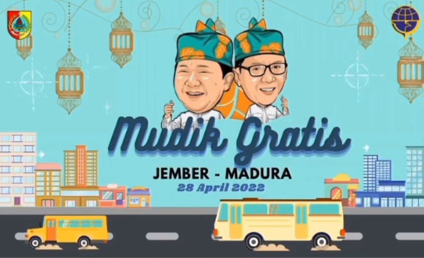 PENDAFTARAN MUDIK GRATIS TERAKHIR 27 APRIL, PEMKAB JEMBER SEDIAKAN 3 KENDARAAN KE MADURA