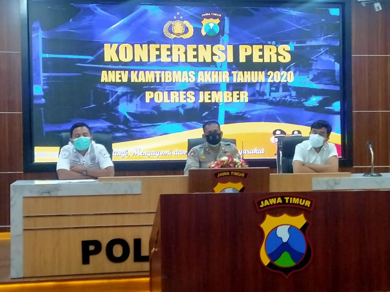 AMANKAN PERGANTIAN TAHUN BARU 2021, POLRES JEMBER SIAPKAN 550 PERSONEL