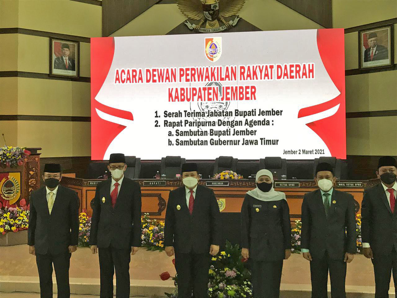 BERAKHIR TAK HARMONIS, DPRD JEMBER TETAP UCAPKAN TERIMA KASIH PADA MANTAN BUPATI JEMBER FAIDA