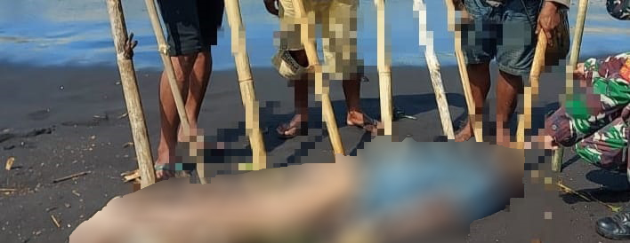 PAMIT CARI RUMPUT, WARGA SUMBERBARU DITEMUKAN MENINGGAL DI PANTAI PASEBAN KENCONG