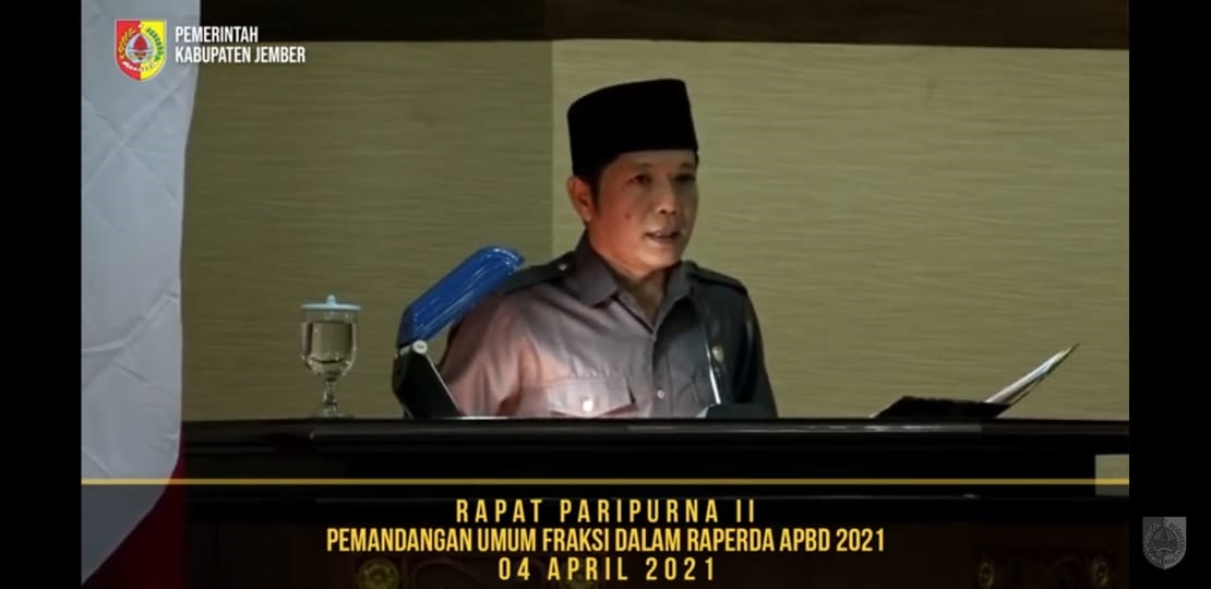 PDIP JEMBER TOLAK MULTIYEARS CONTRACT PEMBANGUNAN INFRASTRUKTUR DALAM R-APBD 2021