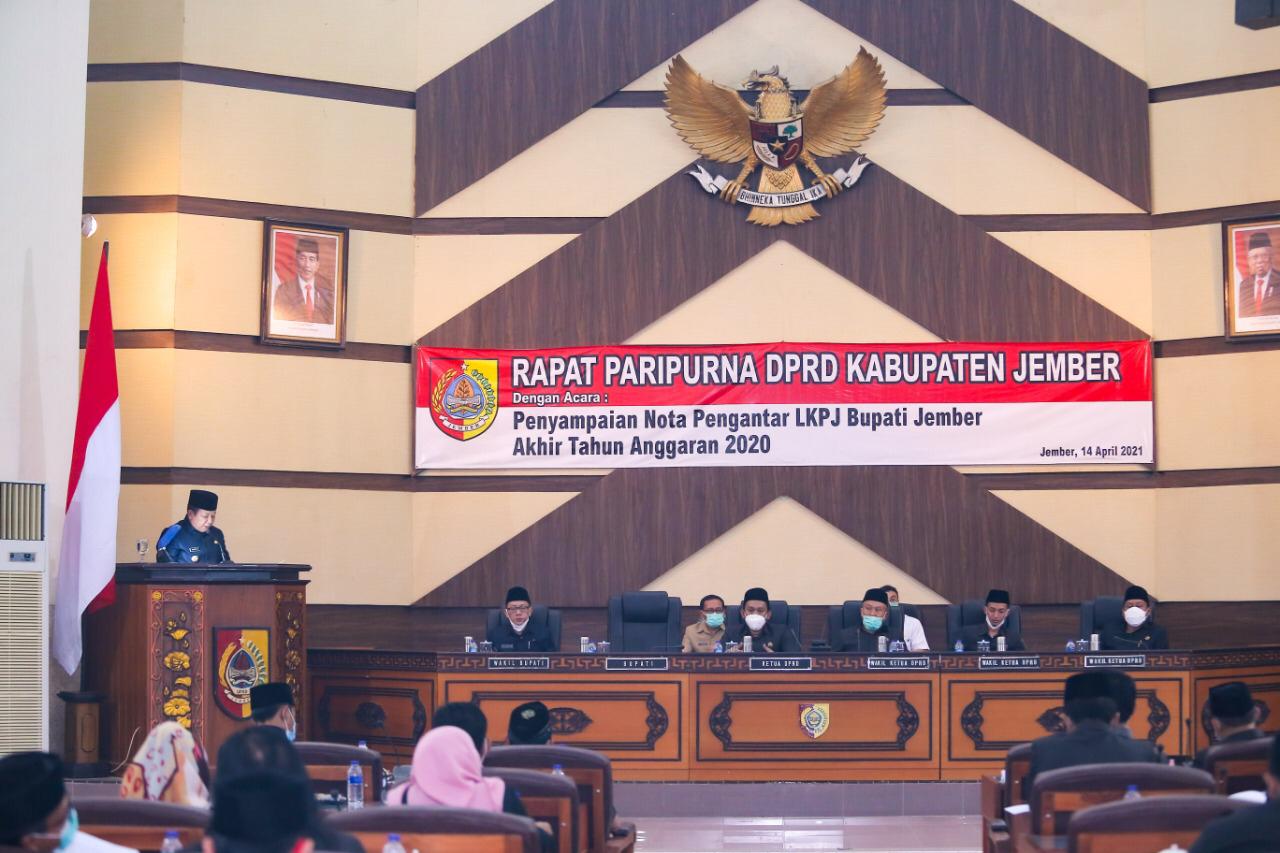 HENDY SAMPAIKAN LKPJ PEMKAB JEMBER 2020: PENURUNAN AKI, AKB DAN STUNTING TAK SAMPAI 1 PERSEN