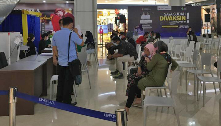 MASYARAKAT UMUM BISA MANFAATKAN GERAI PELAYANAN VAKSINASI DI MALL JEMBER HINGGA AKHIR JUNI