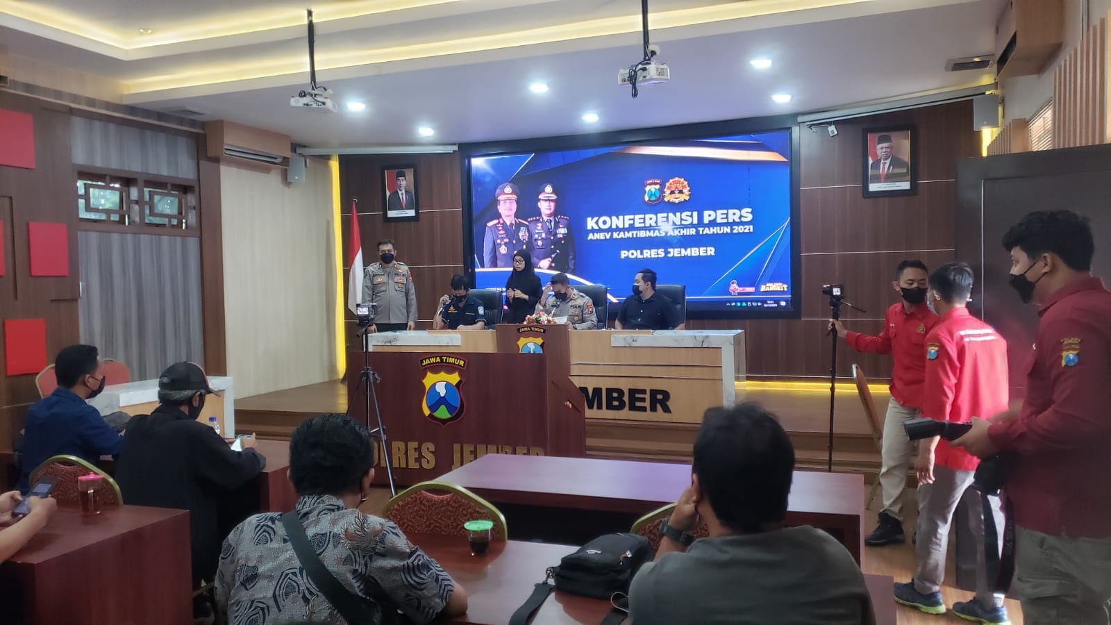 409 KASUS KRIMINALITAS BERHASIL DIUNGKAP POLRES JEMBER SELAMA TAHUN 2021