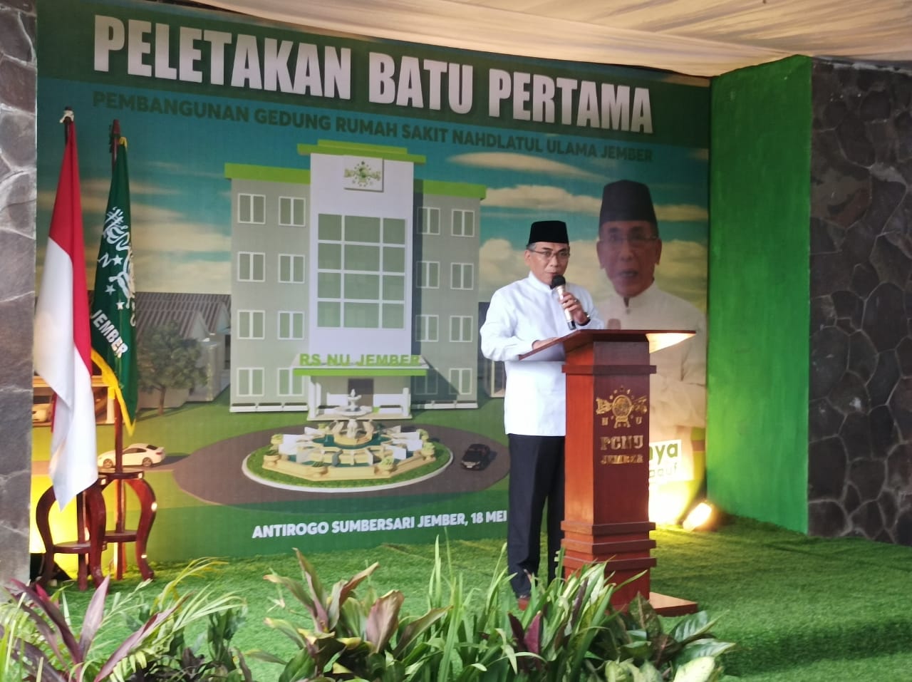 PENUHI KEBUTUHAN MEDIS MASYARAKAT, GEDUNG BALADIKA ANTIROGO DIBANGUN JADI RS NU JEMBER