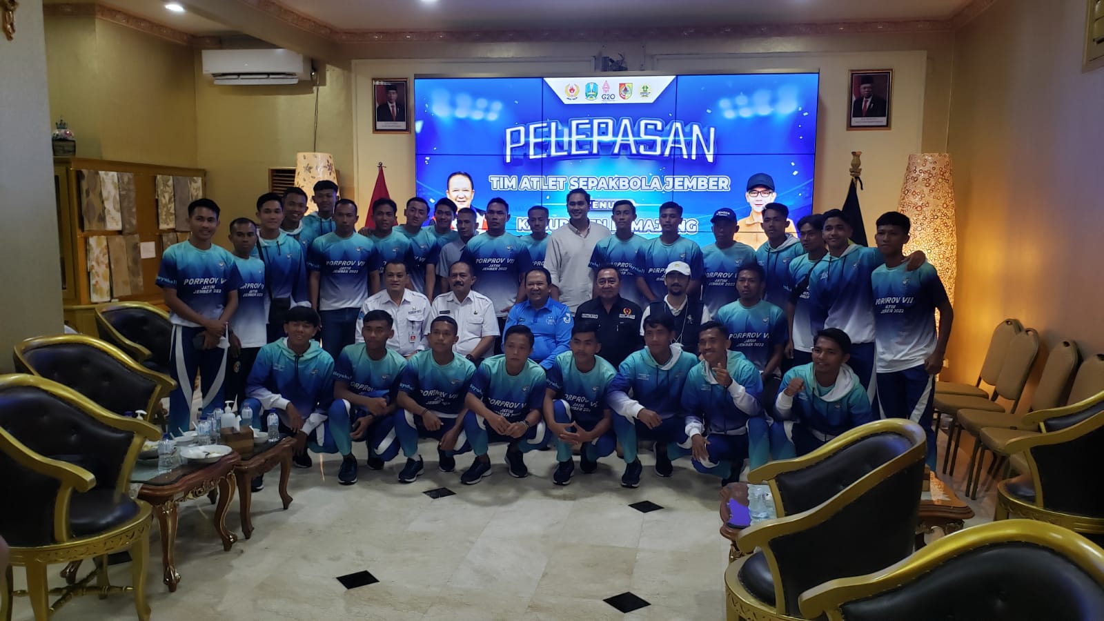 SEMI FINAL LAWAN KABUPATEN MALANG DI LUMAJANG, BUPATI HENDY SIAP NONTON LANGSUNG TIM SEPAK BOLA JEMBER