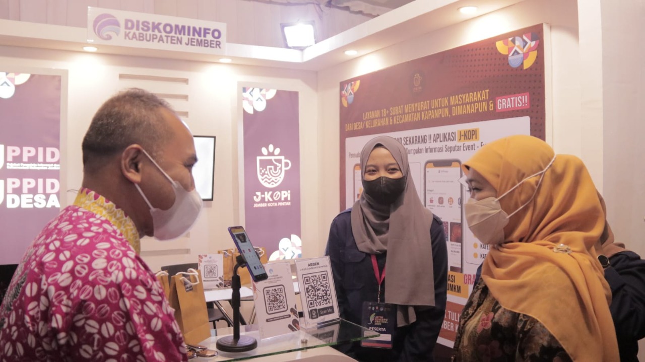 J-KOPI DAPAT APRESIASI GUBERNUR , JEMBER OPTIMISTIS RAIH PENGHARGAAN DALAM JATIM KOMINFO FESTIVAL 2022