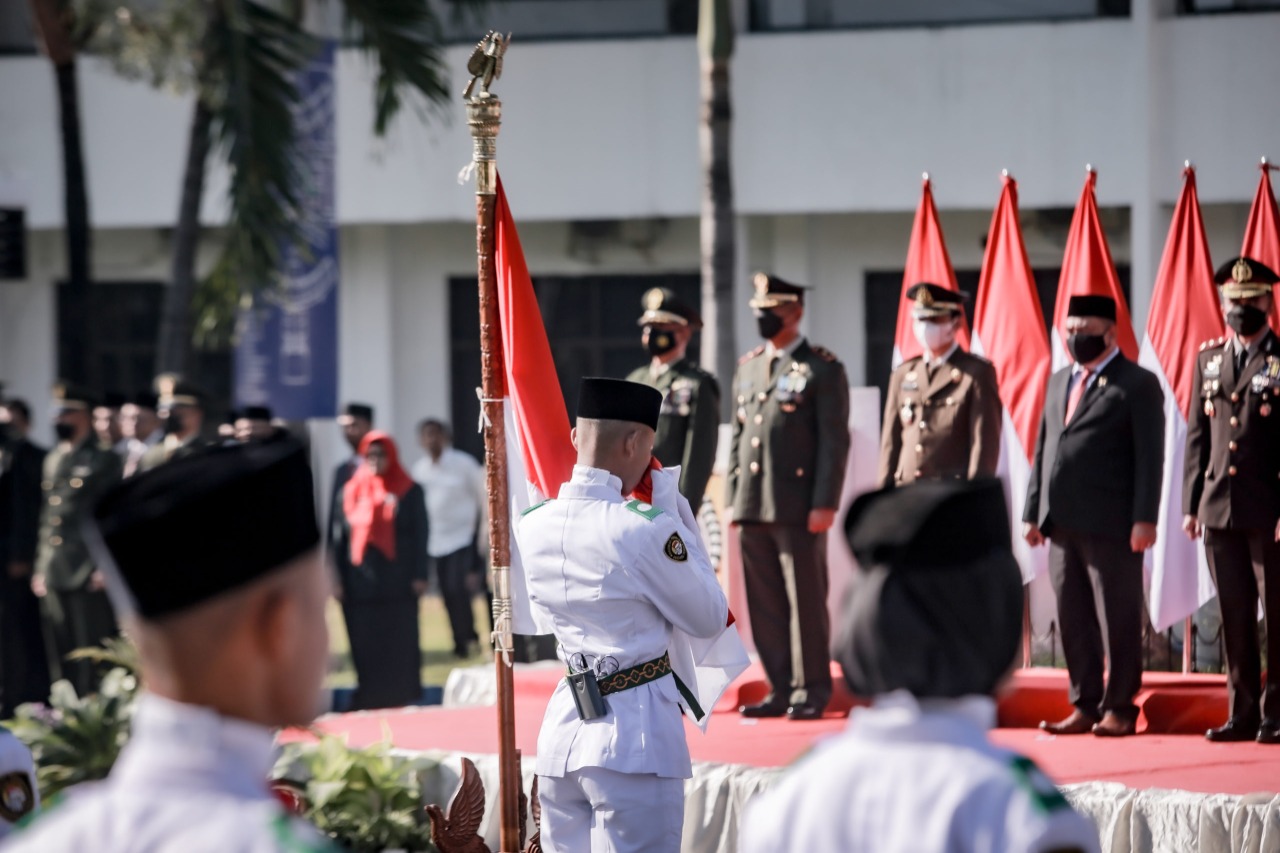 75 PELAJAR JEMBER SIAP BERTUGAS SEBAGAI PASKIBRAKA KABUPATEN PADA 17 AGUSTUS 2022