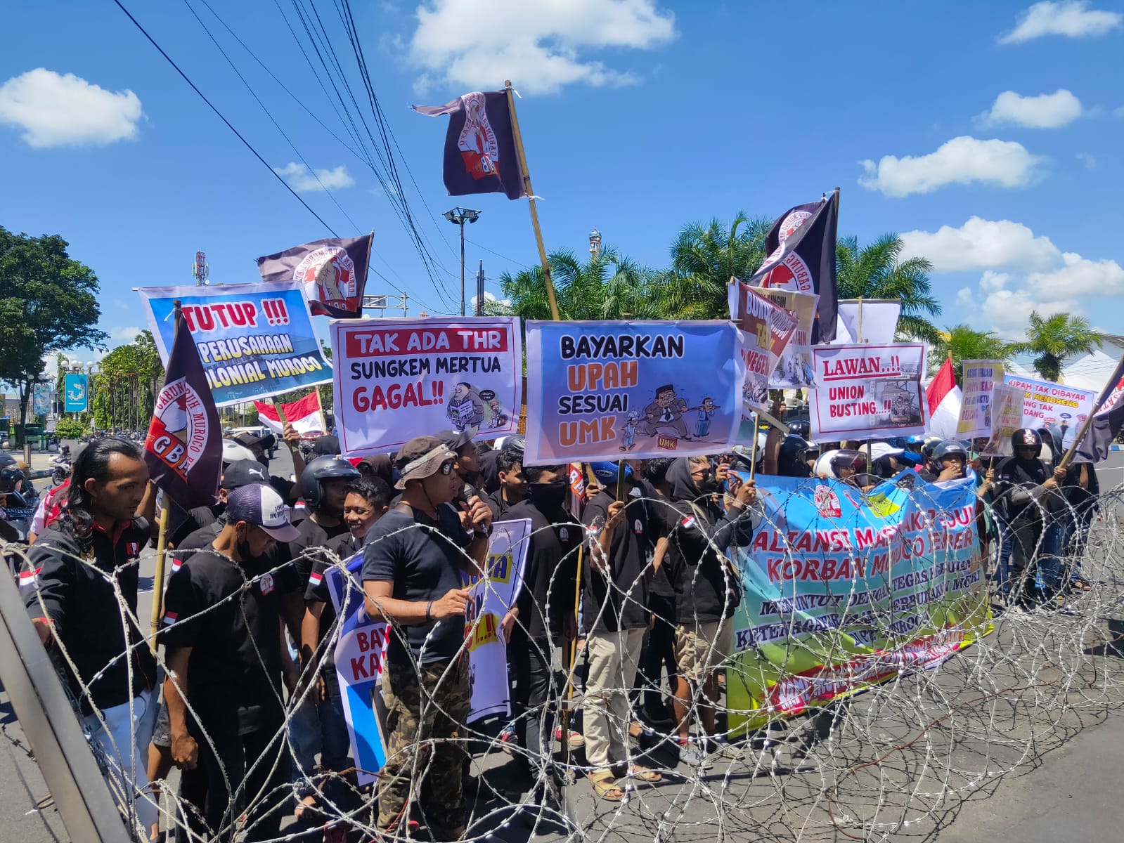 KEMBALI GELAR AKSI DEMONTRASI, HAL INI YANG MENJADI TUNTUTAN BURUH PT MUROCO