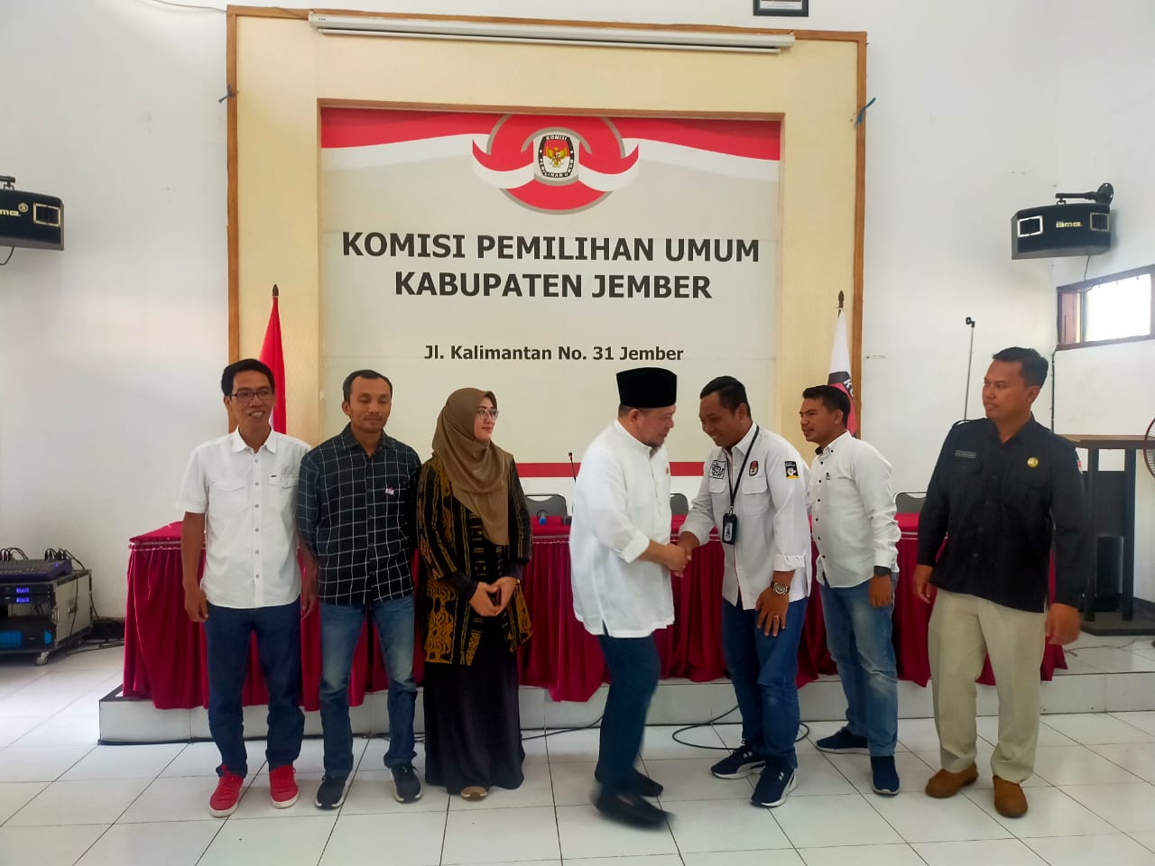 KUNJUNGI JEMBER, LA NYALLA MATTALITTI PASTIKAN KESIAPAN KPU UNTUK PEMILU 2024