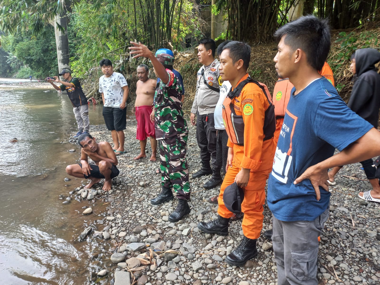 3 ANAK TERSERET ARUS DI SUNGAI BEDADUNG, 1 BELUM DITEMUKAN 