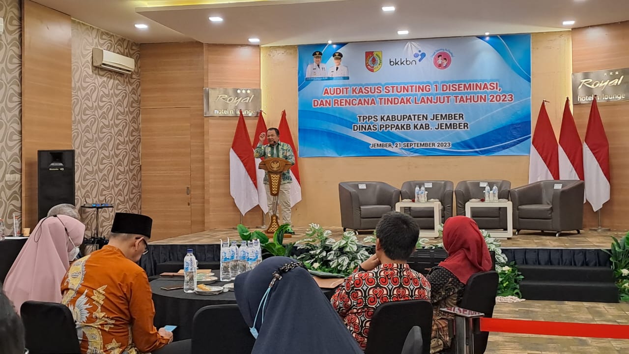 BUPATI JEMBER HENDY SISWANTO USULKAN ISTILAH STUNTING DIGANTI MENJADI PTK