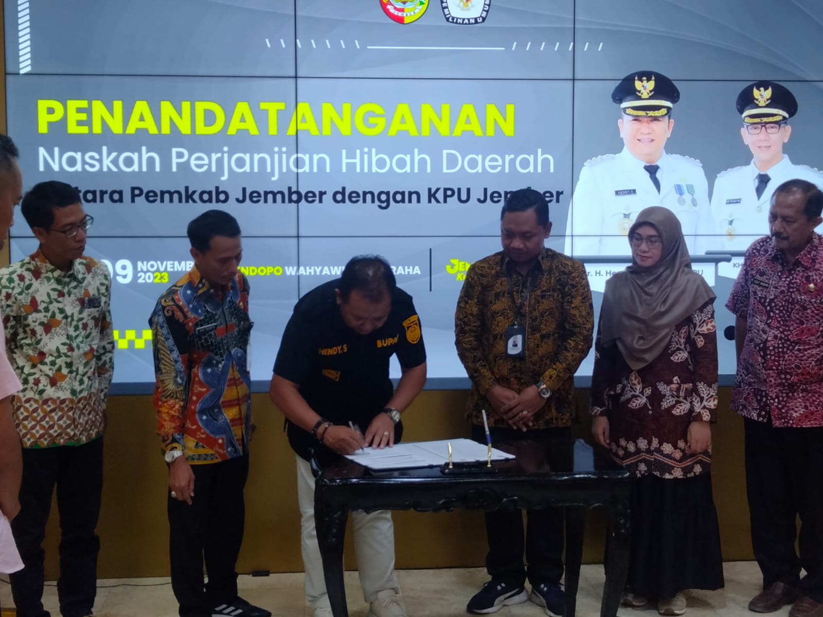 KPU JEMBER BAKAL TERIMA DANA HIBAH UNTUK PILKADA TAHAP PERTAMA SEBESAR Rp 41 MILIAR