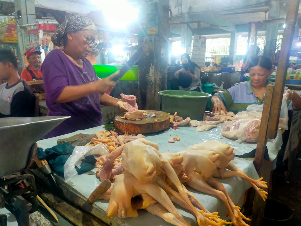 BANYAK PERMINTAAN JELANG RAMADAN HARGA DAGING AYAM POTONG DI JEMBER TERKEREK NAIK