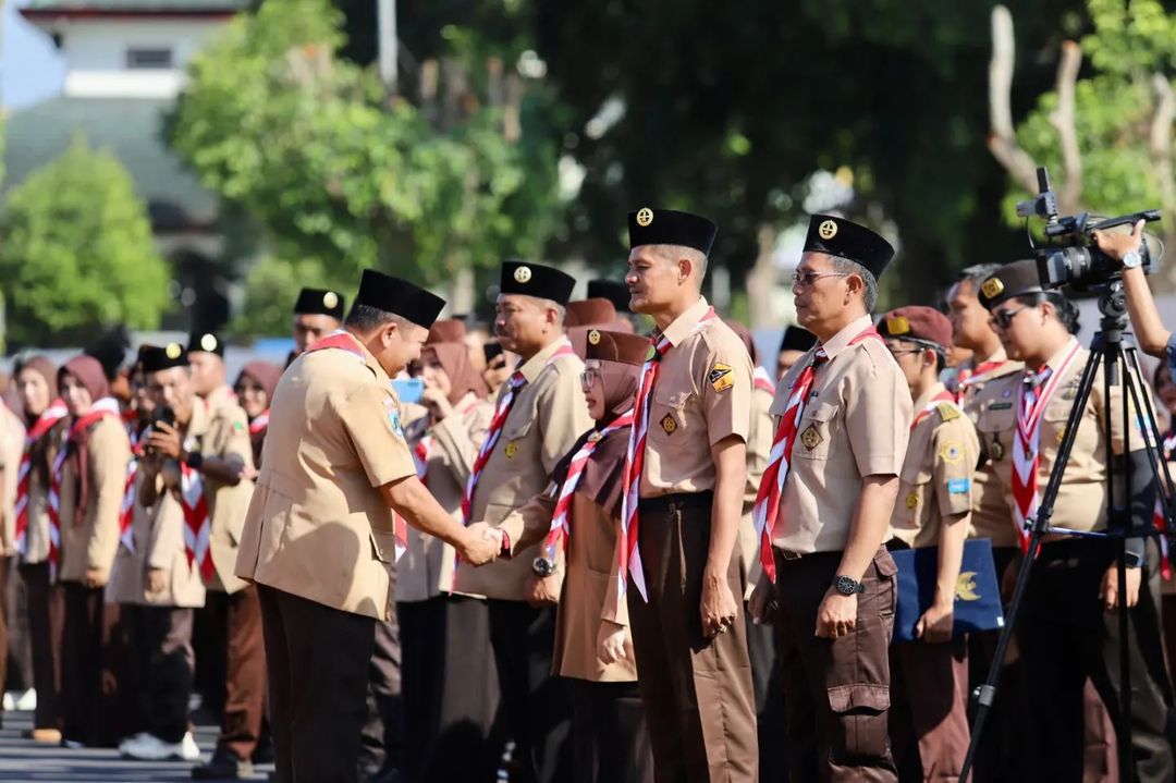 LANTIK 1.450 PENGURUS BARU PRAMUKA JEMBER, BUPATI HENDY BERI PESAN INI