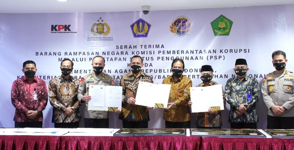 KPK BERHASIL KEMBALIKAN 4 ASET BESAR KE NEGARA DENGAN TOTAL RP 592,4 TRILIUN