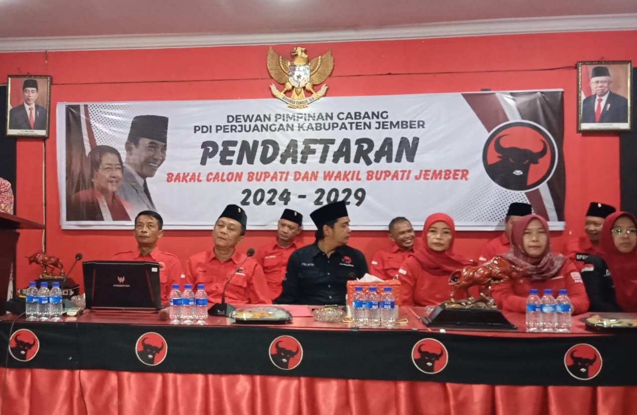 TINGGAL 2 PARTAI YANG BELUM UMUMKAN SIKAP DI PILKADA JEMBER, KADER PDI-P SIAP TUNDUK APAPUN KEPUTUSAN DPP