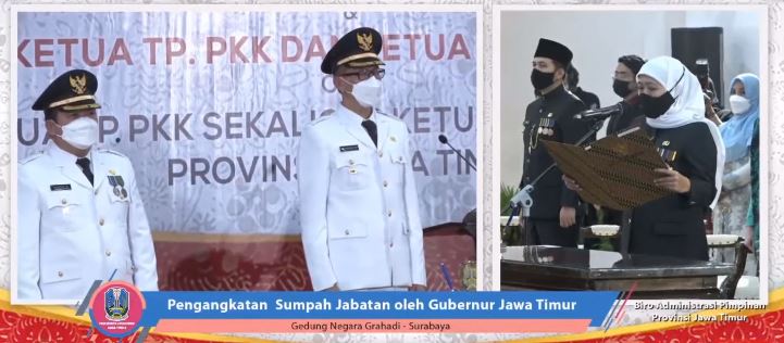 HENDY - FIRJAUN RESMI JABAT BUPATI DAN WAKIL BUPATI JEMBER