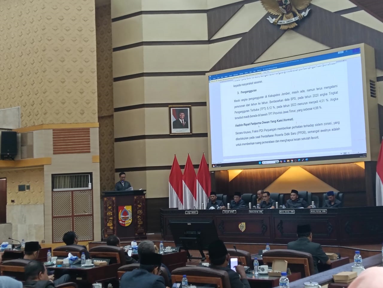 PAD JEMBER MINIM, JADI SOROTAN MAYORITAS FRAKSI