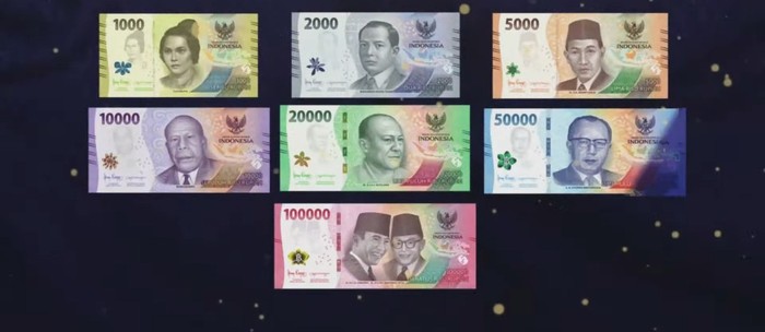 UANG RUPIAH KERTAS BARU TAHUN EMISI 2022 DILUNCURKAN, DESAIN WARNA LEBIH TAJAM